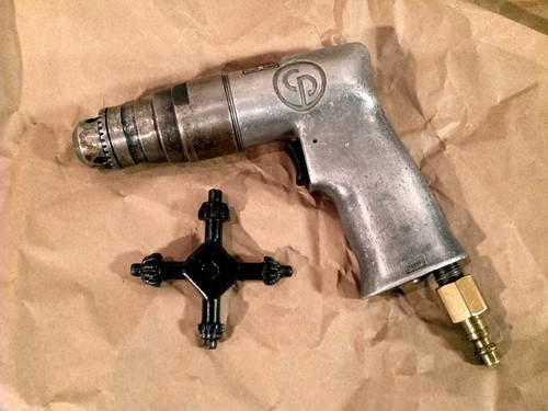 Chicago Pneumatic 3/8" Pistol Air Drill USA