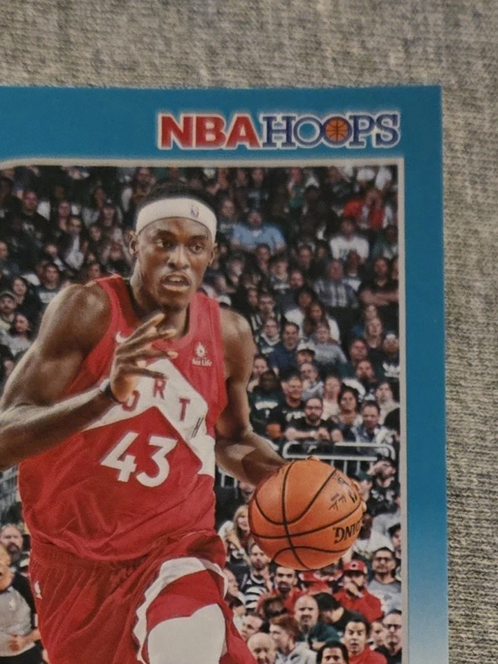 2019-20 Panini Basketball Nba Hoops Teal/light Blue Pascal Siakam  #d 38/49 - Image 4 of 4