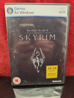 The Elder Scrolls V Skyrim (PC, 2011) W/ Map + Manual - READ