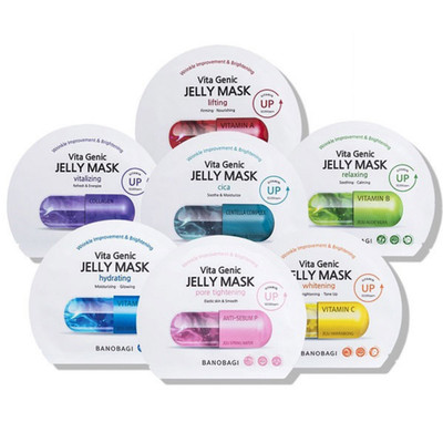 Banobagi Vita Genic Jelly Mask 10 Sheets Choose 1 Type Hydrating Korean Skincare