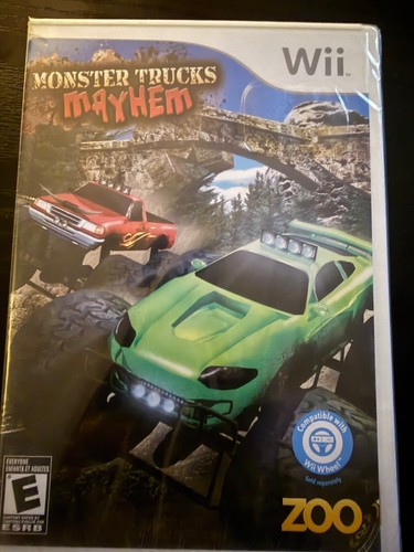 Monster Trucks Mayhem Nintendo Wii Brand New Factory Sealed Racing Game 2009