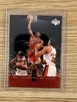 1998 Upper Deck Michael Jordan Elements Of Style #128 Chicago Bulls