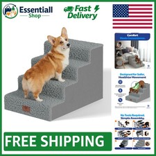 AKC 4-Step Pet Stairs: Durable Non-Slip Steps for Small Dogs  Cats - 50 lbs