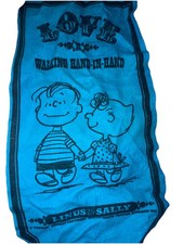 VTG 1967 Peanuts Linus Sally Love Felt Pennan...