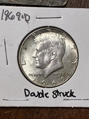 【レア3CD】  HALL 1969 2ND NIGHT 1969-D Kennedy Half Dollar 50c Rare Double Struck BU | eBay