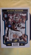 2023 Panini Score Football #317 Devon Achane RC