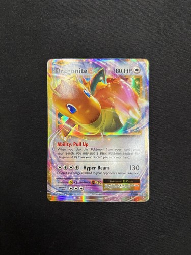 Pokémon TCG Dragonite EX 72/108 Evolutions Ultra Rare Holo NM
