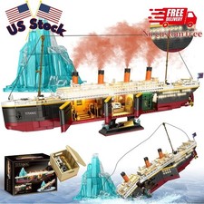Titanic Building Blocks Set, 2288 Pieces Big Ship Block Model Set