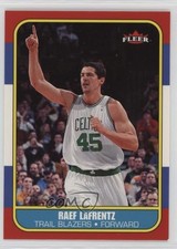 2006-07 Fleer 1986-87 Fleer Design Raef LaFrentz #104 d4y