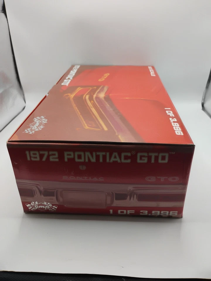 Pontiac GTO 1972 GMP rojo escala 1 de 3.996 1:18 Foto 3 de 4