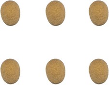 Thor AV SH-WSFM-T-BPK-6 Windscreen for omni subminiature capsules, Tan, 6 Pack