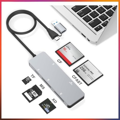 Hochgeschwindigkeits-CFast Kartenleser - 5 Karten gleichzeitig - Plug-and-Play