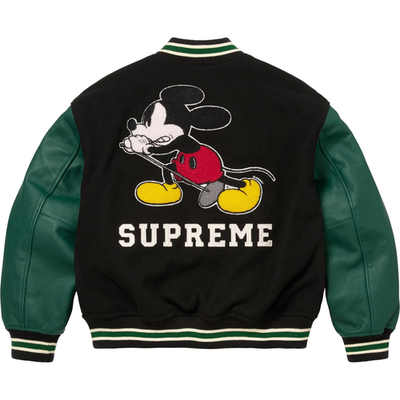 Supreme x Number (N)ine x Mickey Mouse Varsity Jacket 2colors FW25