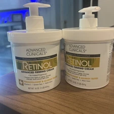 (2-PACK) Advanced Clinicals Retinol Advanced Firming Moisturizing Cream - 16oz