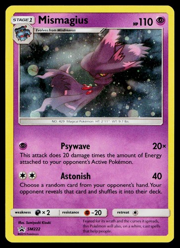 Mismagius - SM222 Holo Promo Sun & Moon Promo Pokemon