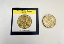 2011 £1.00 Coin Cardiff City Badge Wales United Kingdom Used Rare