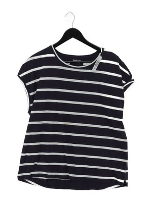 Whistles Damen T-Shirt L blau 100% Baumwolle Basic