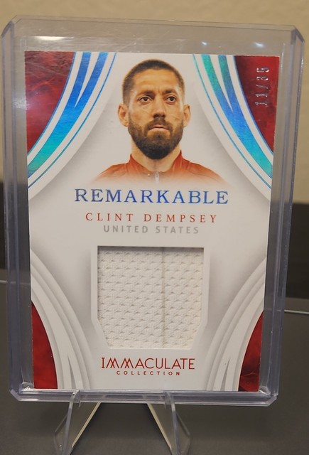 2017 Panini Immaculate Collection - Remarkable Mem.Clint Dempsey #RM-CD Blue /35