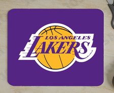 LA Lakers Desktop Mouse Pad Los Angeles - Slim Design Neoprene Non-Slip