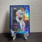 CLAYTON KERSHAW 2025 Topps Chrome Logofractor Blue /150 LA DODGERS Color Match!