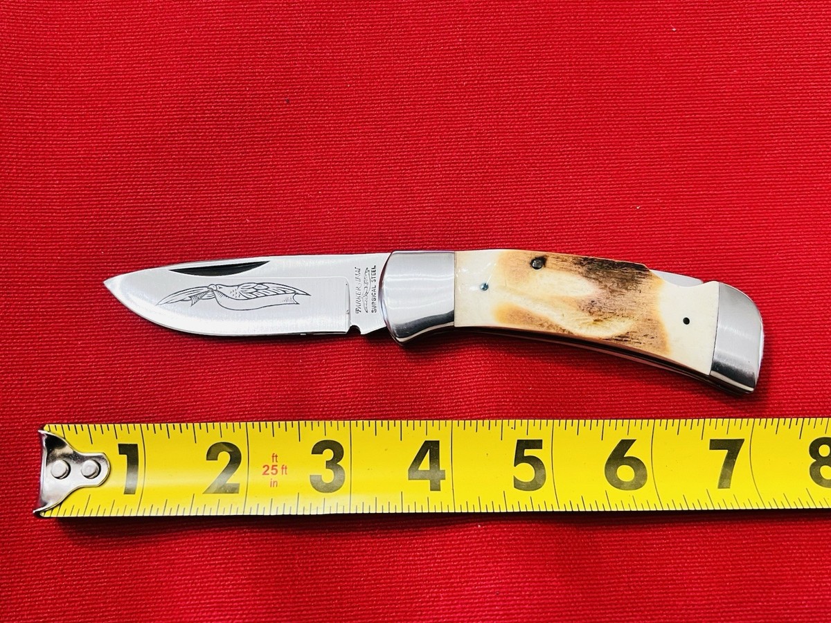 1980s PARKER IMAI K-538 EAGLE BRAND LOCKBACK DROP POINT HUNTER