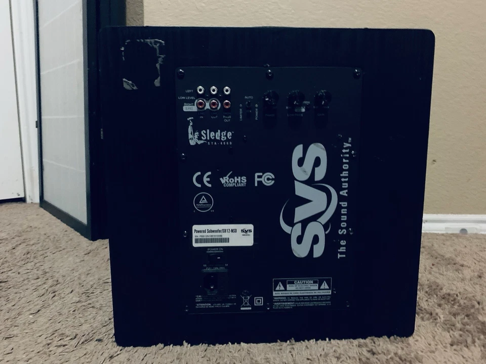 Subwoofer SVS SB12-NSD 400W - negro Foto 3 de 4