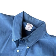 Brooks Brothers 346 Original Polo Button Down Shirt Size 17.5 4/5
