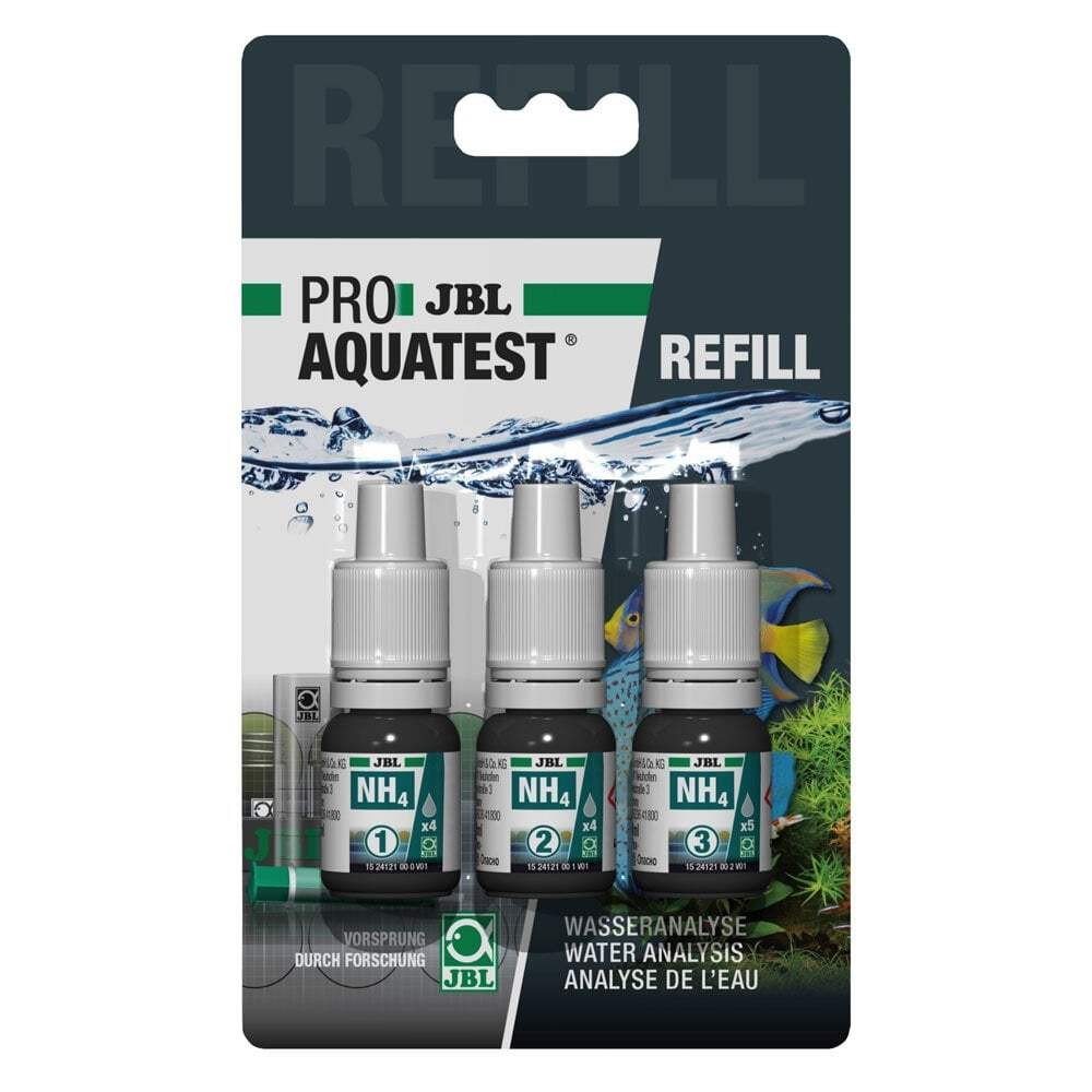 JBL ProAquaTest Aquarium Fish Tank Ammonia NH4 REFILL