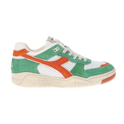 diadora B.560 Used Rr Italia Lace Up  Mens Green Sneakers Casual Shoes 180481-30