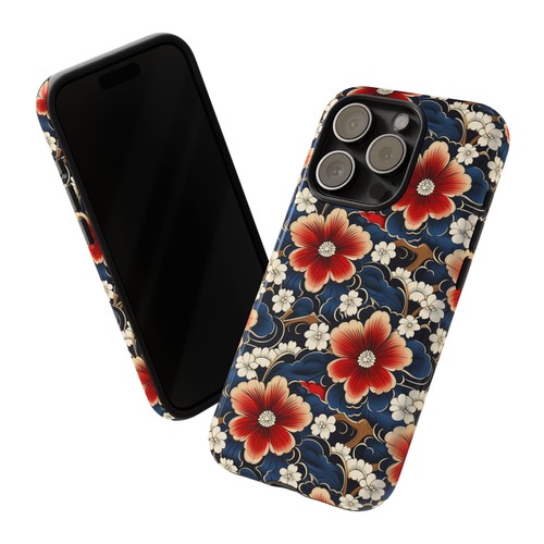 Japanese Floral Art - Tough Phone Case - iPhone, Galaxy, Google Pixel Models - 第 52/203 張圖片