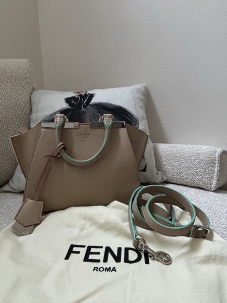 Authentic Fendi 3Jours Bag Leather Mini bag