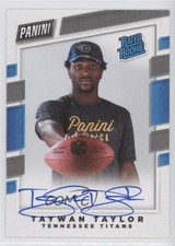2017 Panini NFLPA Rookie Premiere Auto Personal Edition Taywan Taylor Auto v4j