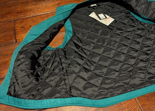 2021 STUSSY Men's 3M Green Insulated Work Vest Size Medium - NWT image 18