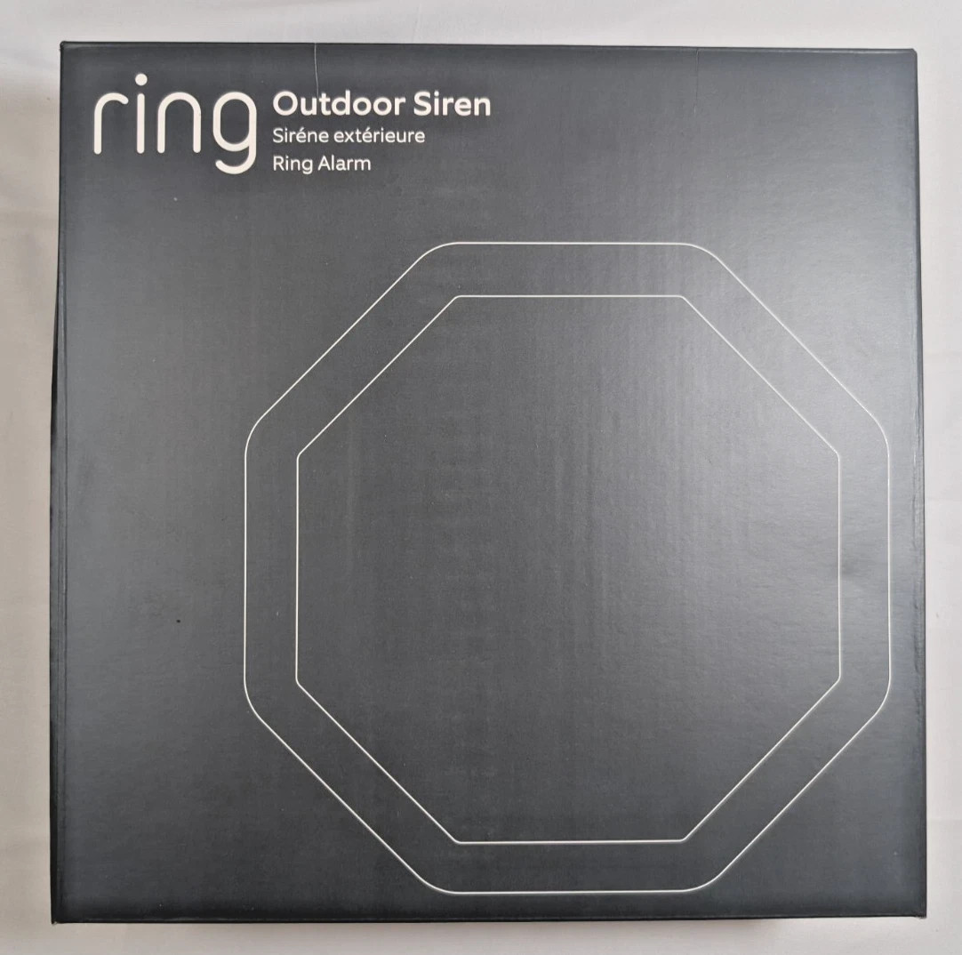 Ring Alarm Outdoor Siren Z-Wave Plus 100db Works In US Brand New Sealed