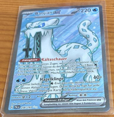 Pokémon TCG Chien-Pao ex 236/193 Ultra Rare Holo Sv02 Paldea Evolved EN