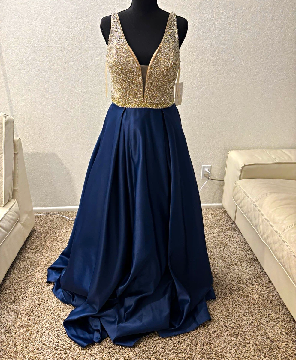 Beaded Blue Dresses for Women for sale