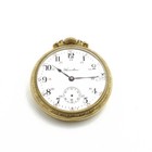 1910 Hamilton Size 16s 17j 10k Rolled Gold Plate Mens Pocket Watch #WB5834-1 — photo 3
