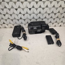 Canon ES900A 8mm Video8 Camcorder Charger, Battery And AV Cables. Tested