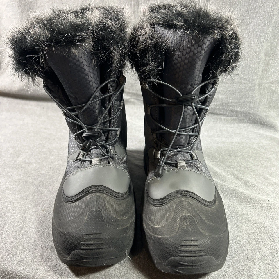 Botas Itasca para mujer 11 Vixen media pantorrilla piel sintética invierno botas de nieve 8030085 gris Foto 2 de 4