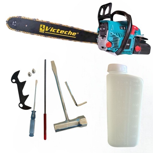 Motosega a scoppio 68CC 2 tempi con barra da 50CM per potatura pota giardinaggio - Foto 8 di 9