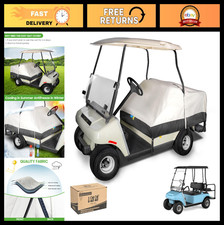 Universal Waterproof Golf Cart Seat Cover for 2 2 Seats 600D Oxford Rain Dus