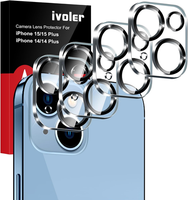 4 Stk Kamera Schutzglas FüR Iphone 14 15 14 Plus 15 Plus 9H HD Klar