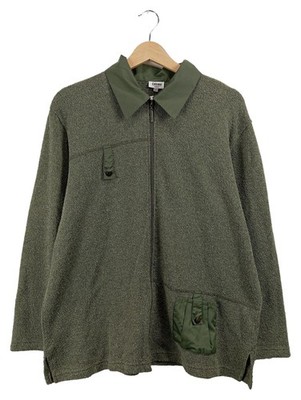 Calypso St. Barth Sweatjacke Damen Gr. 46 Grün Casual Reißverschluss