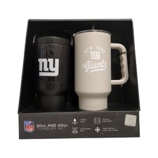 Logo Brands NFL Branded Powder Coated Stainless Steel Tumbler Set