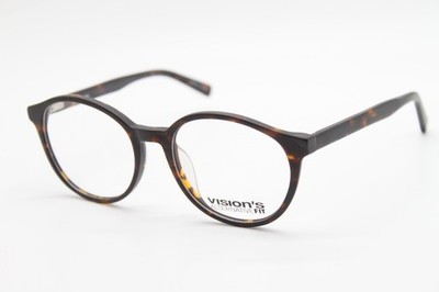NEW VISION'S ALTERNATIVE FIT AFV250 C02 HAVANA AUTHENTIC EYEGLASSES 52-18