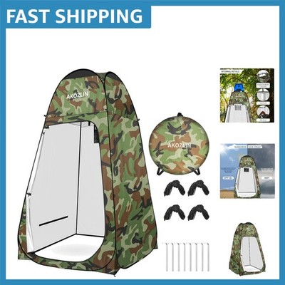 Instant Outdoor Shower Room Tent - Waterproof & Ventilated for Comfort