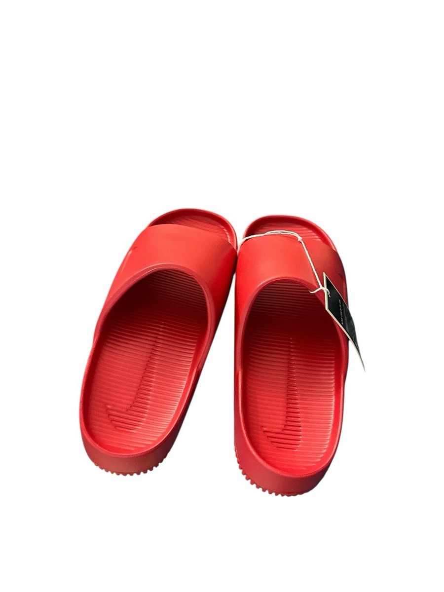 Nike Calm Slides Rubber Logo Red Men display picture 3