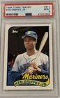 1989 Topps Traded RC KEN GRIFFEY JR Mariners PSA 9