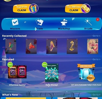 Topps Marvel or Disney  Trader Digital Cards YOU PICK Any 54 Digital Cards $1.50