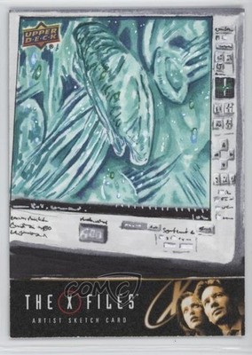 2025 The X-Files Government Conspiracies Edition Nathan Ruch Auto Sketch 1s8q